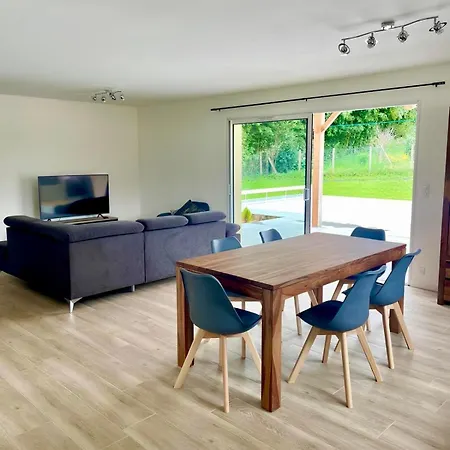 Le Chant Du Gave- Maison Neuve Lumineuse Avec Piscine- Riviere En Contrebas Du Jardin