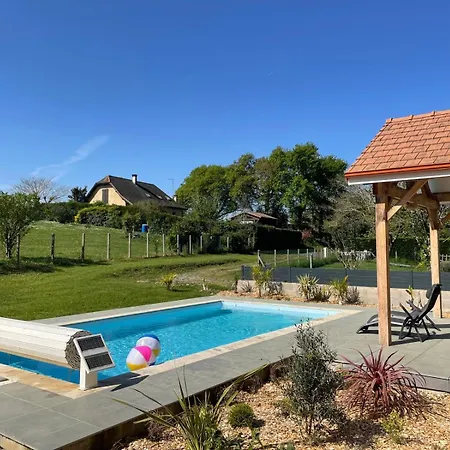 Villa Le Chant Du Gave- Maison Neuve Lumineuse Avec Piscine- Riviere En Contrebas Du Jardin