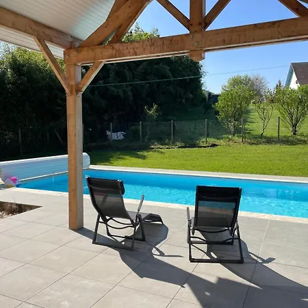 Villa Le Chant Du Gave- Maison Neuve Lumineuse Avec Piscine- Riviere En Contrebas Du Jardin *