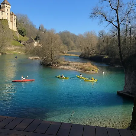 Le Chant Du Gave- Maison Neuve Lumineuse Avec Piscine- Rivière En Contrebas Du Jardin * Sauveterre-de-Bearn